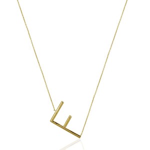 Lg Initial Necklace F