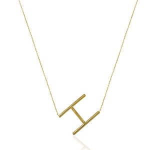 Lg Initial Necklace H
