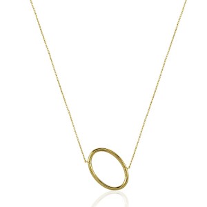 Lg Initial Necklace O